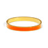 Zenzii Color Pop Bangle Gold bangle with orange exterior 