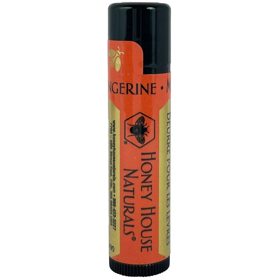 HONEY HOUSE NAT Lip Butters in a clear container, showing smooth, moisturizing balm with natural ingredients for soft lips.
