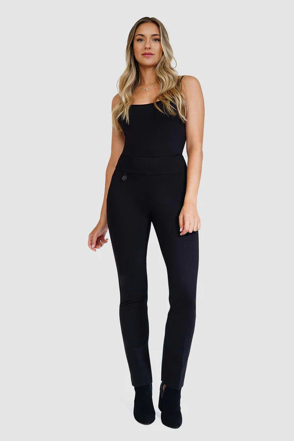 Raffinalla | Black Ponte Pant - Evelyne Talman