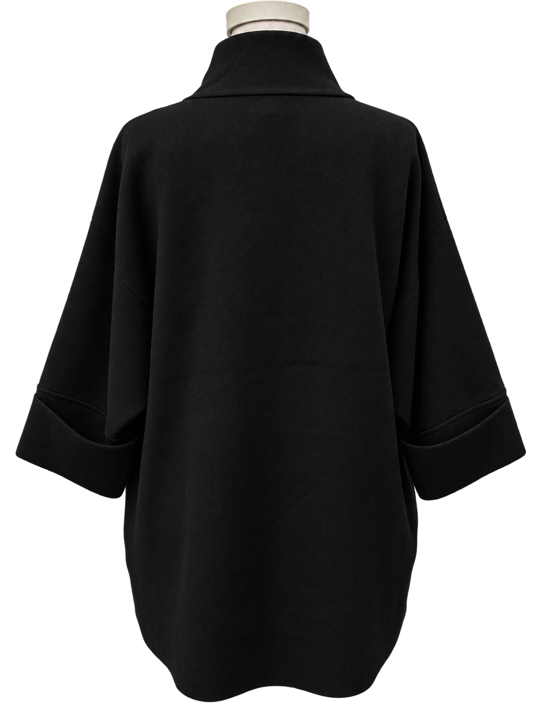 black  Crystal Trim Zip-Up Jacket 