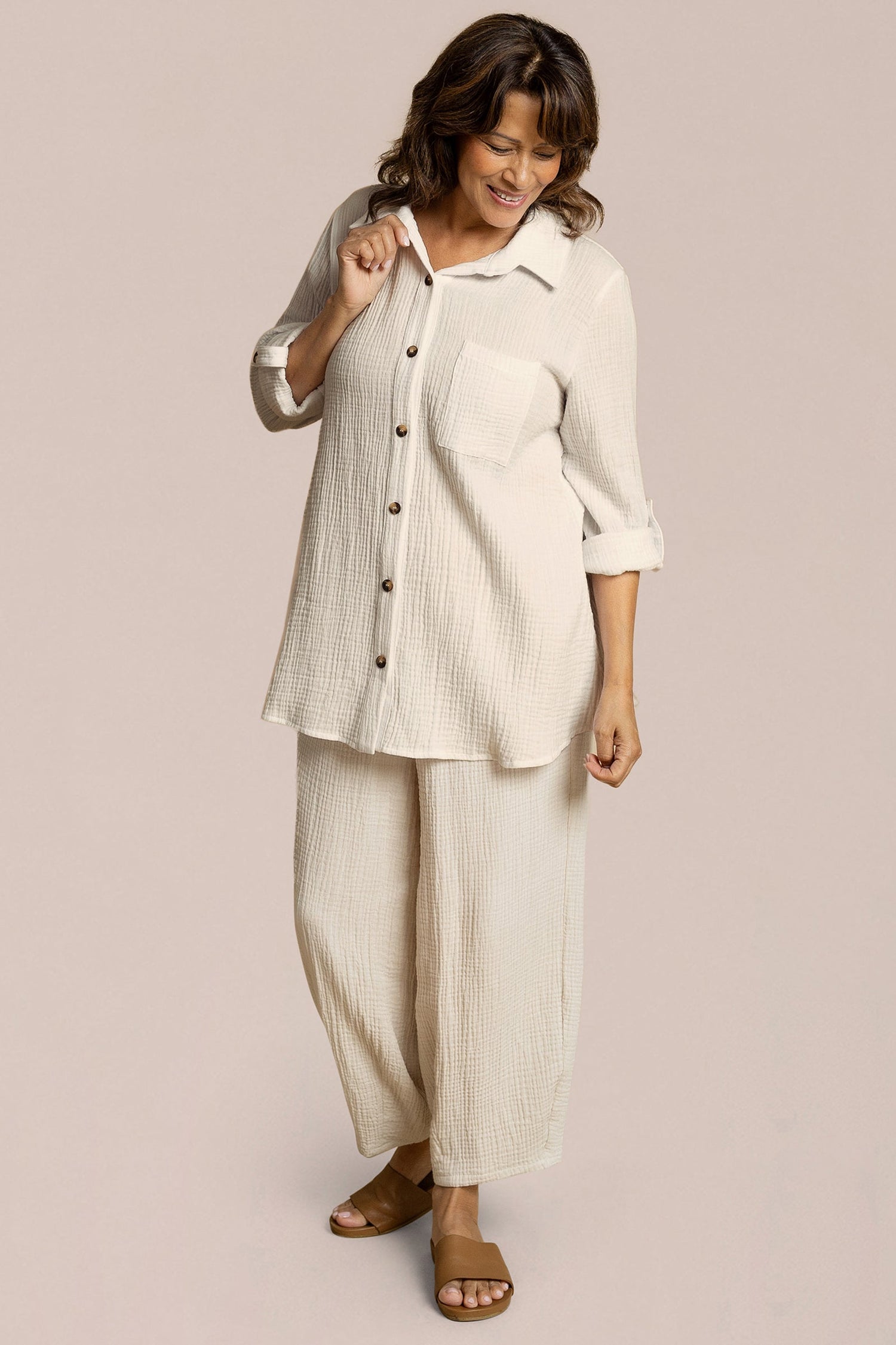 Breeze Amalfi Shirt - Sand