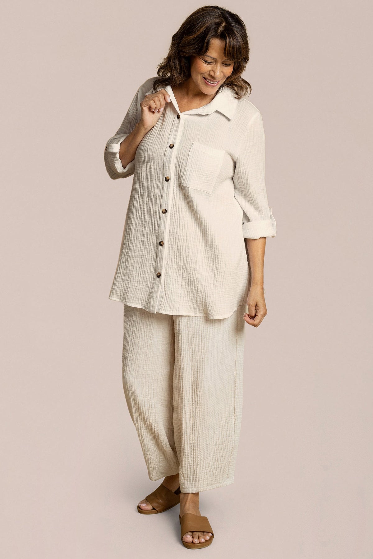 Breeze Amalfi Shirt - Sand
