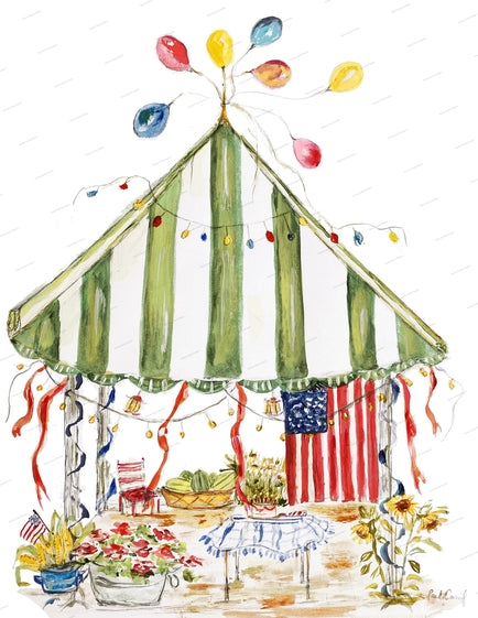 Flag Day Kitchen Towel