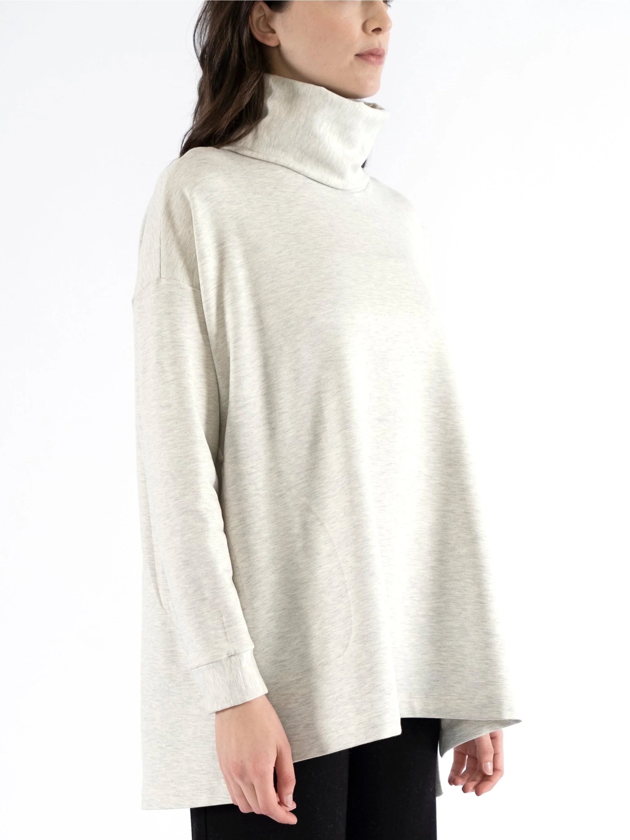 Capote | Relaxed Fit Turtle Neck Top | Capote | Cloister Collection Designer Fashion