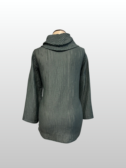 Too Fan | Cowl Neck Top