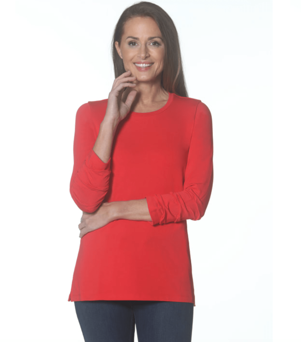 Eli | Eli | Ruched Sleeve Top | Cloister Collection | TOPS