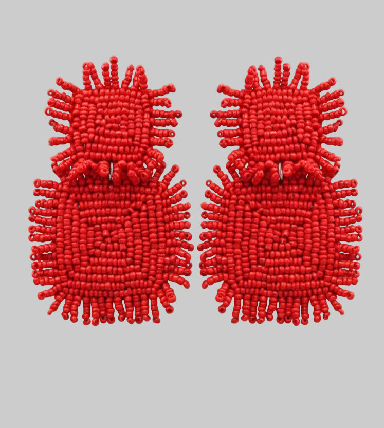 Golden Stella | Double Bead Square Fringe