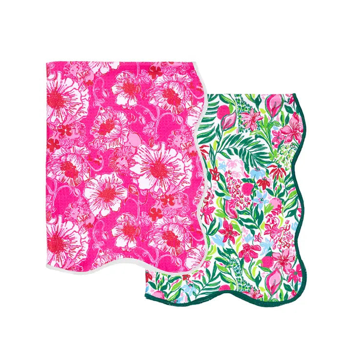 Lifeguard Press | Tea Towel Set, Feeling Poppy/g