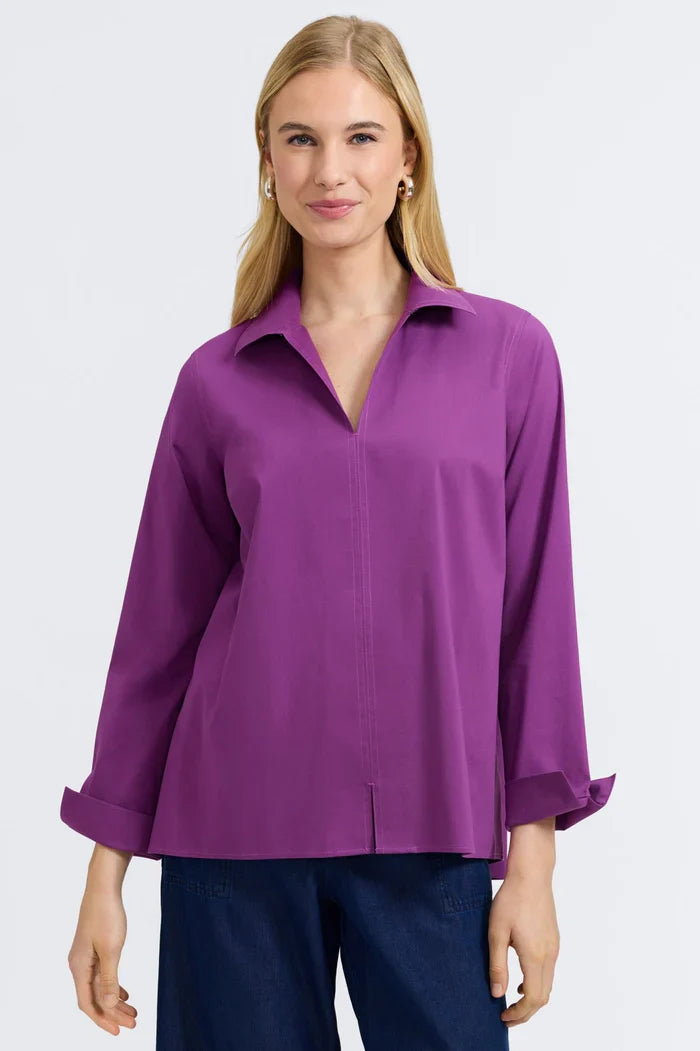 Foxcroft | Anges Sleeve Shirt Fig