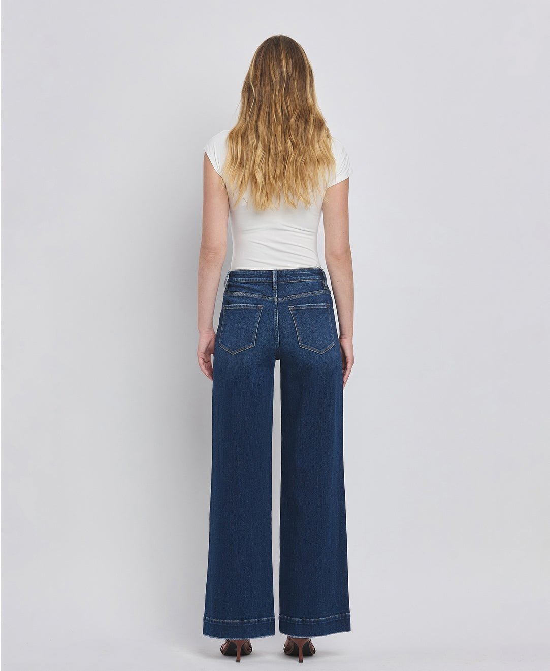 Flying Monkey | Flying Monkey | High Rise Wide Trouser Pant | Cloister Collection | JEANS