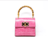 German Fuentes | German Fuentes | Bamboo Handle Handbag Fushia | Cloister Collection | HANDBAGS