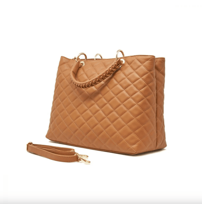 German Fuentes | German Fuentes | Quilted Leather Handbag | Cloister Collection | HANDBAGS