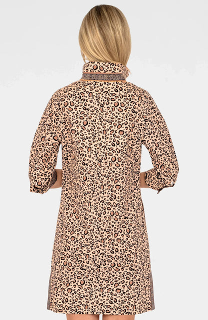 gretchen scott Shirt Tail Cotton Dress - Cougar