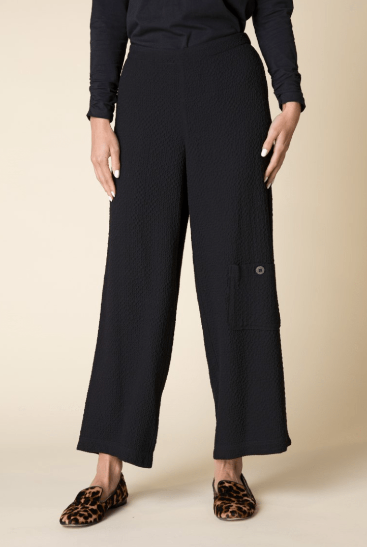 Habitat | Habitat | Crinkle Crepe Solid Flat Front Ankle Pant | Cloister Collection | MISSYSPORTSWEAR