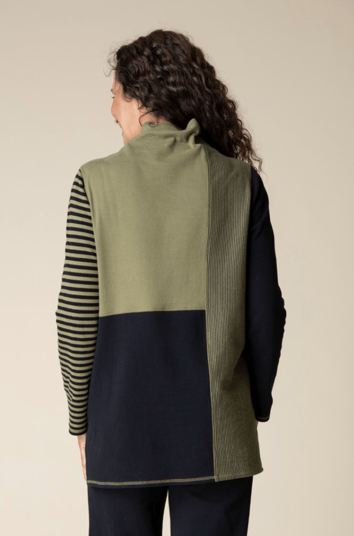 Habitat | Habitat | Dbl Face Mix Stripe Colorblock Tunic | Cloister Collection | MISSYSPORTSWEAR