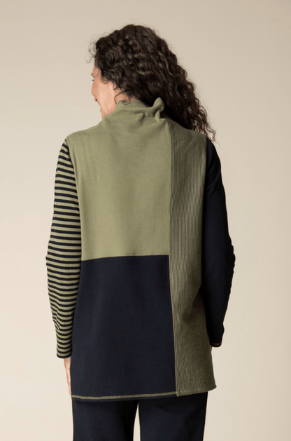 Habitat | Habitat | Dbl Face Mix Stripe Colorblock Tunic | Cloister Collection | MISSYSPORTSWEAR