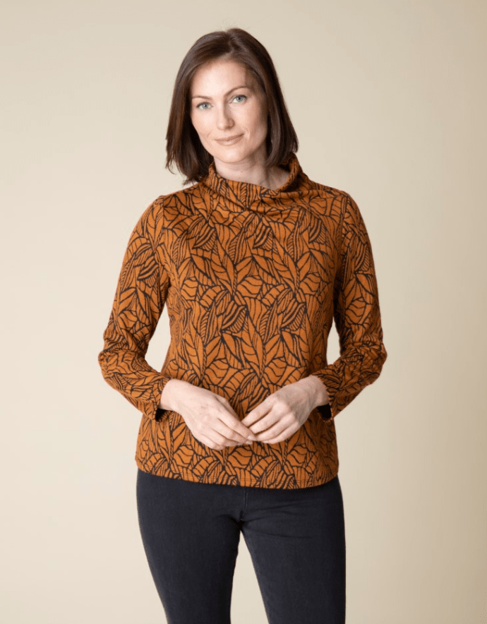 Habitat | Habitat | Falling Leaves Top | Cloister Collection | MISSYSPORTSWEAR