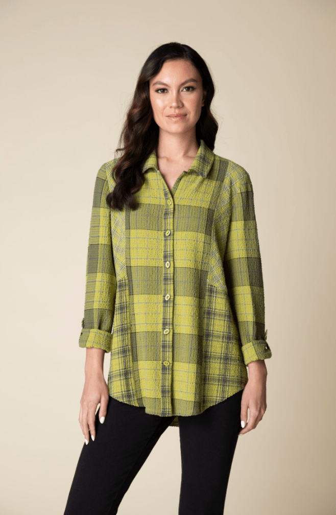 Habitat | Habitat | Girl Gone Plaid Boyfriend Tunic | Cloister Collection | MISSYSPORTSWEAR