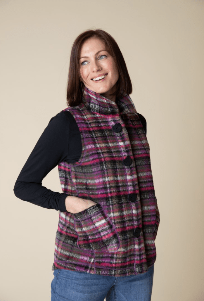 Habitat | Habitat | Totally Tartan Angled Pocket Vest | Cloister Collection | MISSYSPORTSWEAR