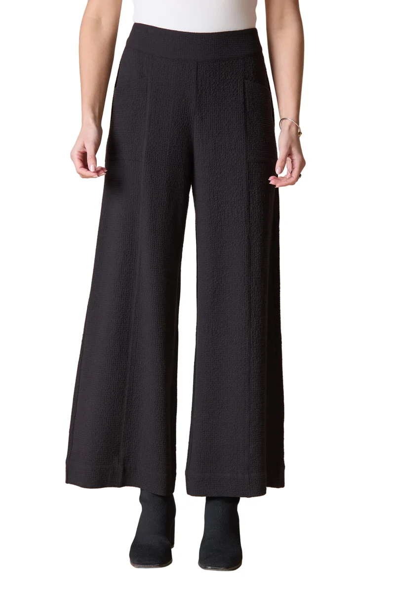habitat Crinkle Crepe Aria Pant black