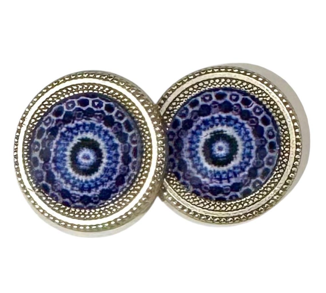 Blue Mandala MagneButton