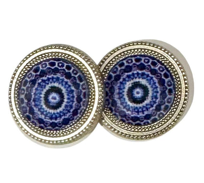 Blue Mandala MagneButton