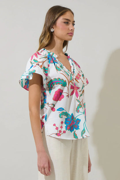 Sugarlips | Izzie Floral Top