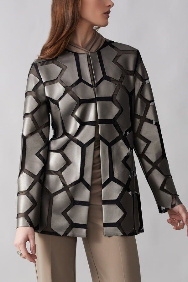 Joseph Ribkoff | Joseph Ribkoff | Geometric Jacket | Cloister Collection | EVENINGSEPARATE