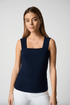 Joseph Ribkoff | Joseph Ribkoff | Square Neck Tank - Navy | Cloister Collection | EVENINGSEPARATE