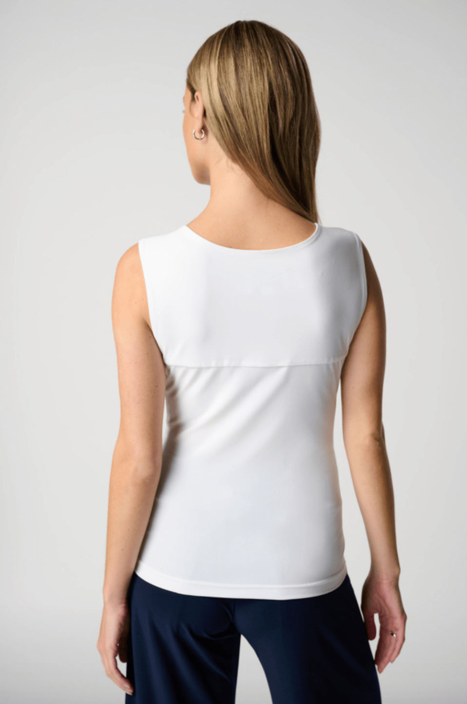 Joseph Ribkoff | Joseph Ribkoff | Square Neck Tank - White | Cloister Collection | EVENINGSEPARATE