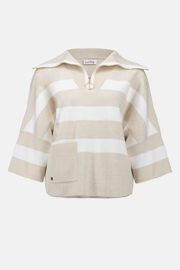 Joseph Ribkoff | Sweater W/zipped Collar