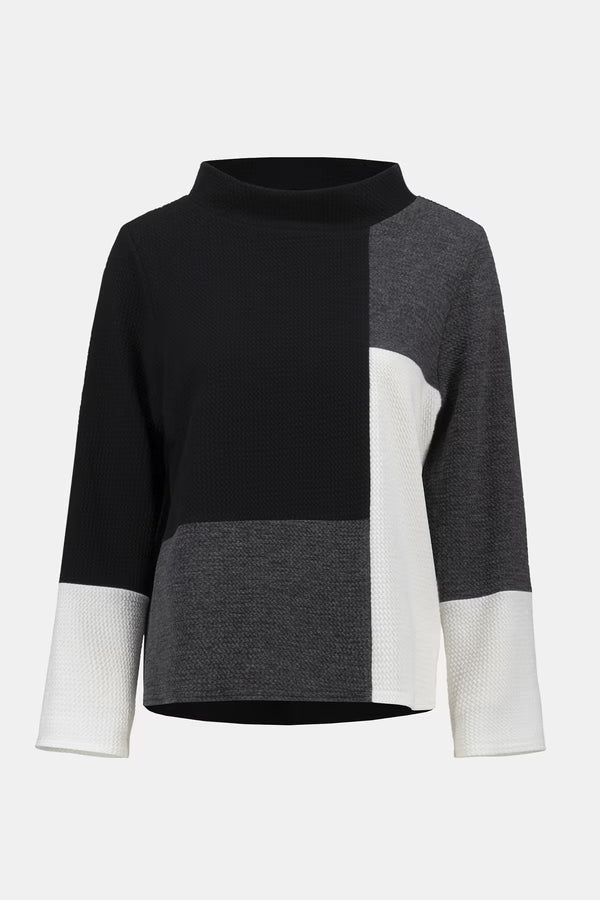 Joseph Ribkoff | Knit Color- Block Top