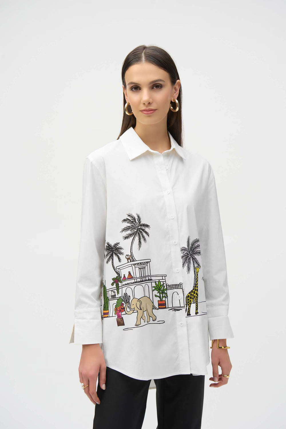 Joseph Ribkoff | Animal Blouse