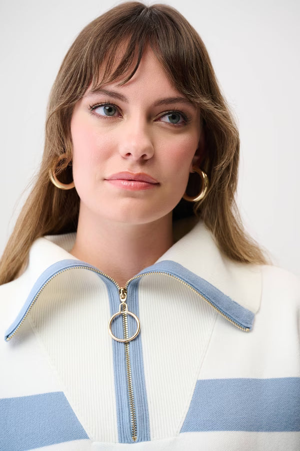 Joseph Ribkoff | Sweater W/zipped Collar