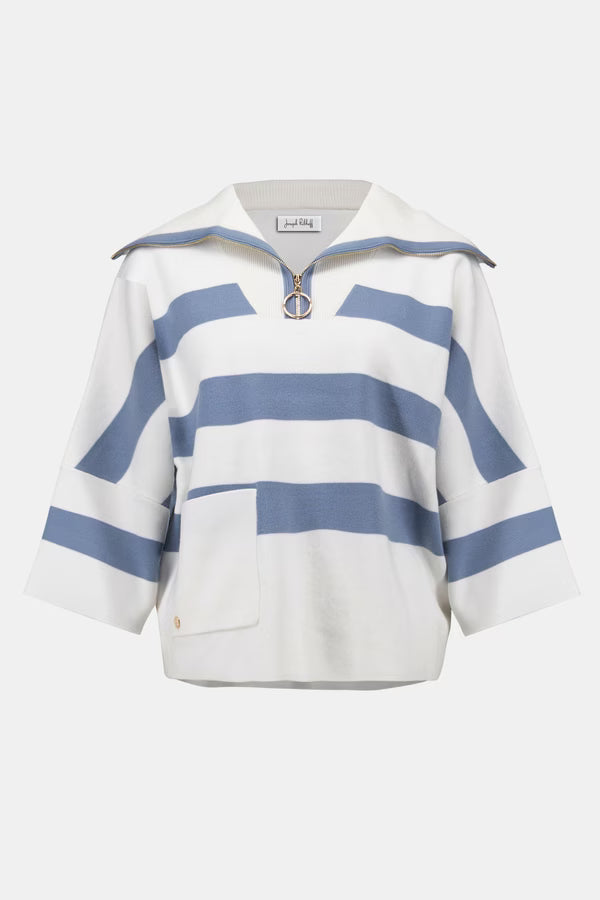 Joseph Ribkoff | Sweater W/zipped Collar