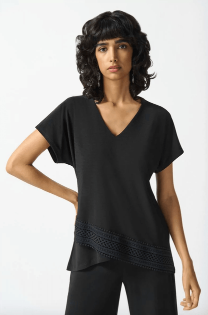 Joseph Ribkoff | Joseph Ribkoff | Tunic W/lace Trim | Cloister Collection | EVENINGSEPARATE