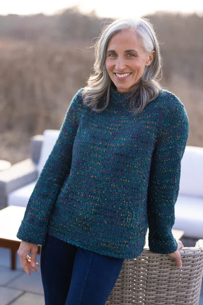 Habitat | Confetti Funnel Neck Pullover