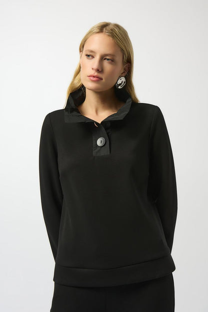 Joseph Ribkoff | Scuba Jersey Boxy Top