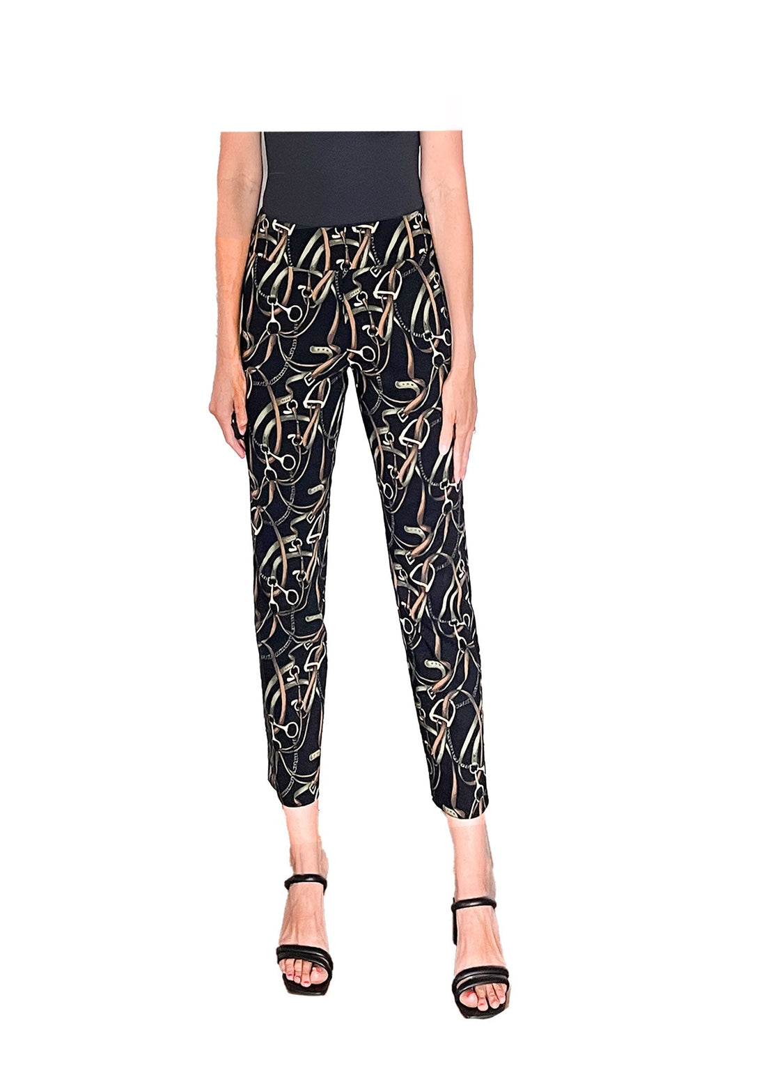 Krazy Larry | Krazy Larry | Black Belts Print Pant | Cloister Collection | SWEATERSSEPARAT