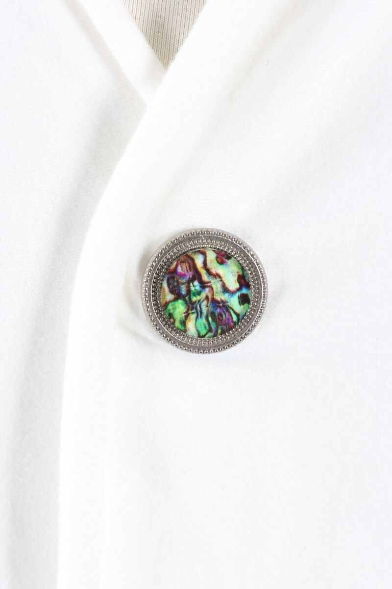 Abalone Magnet Button