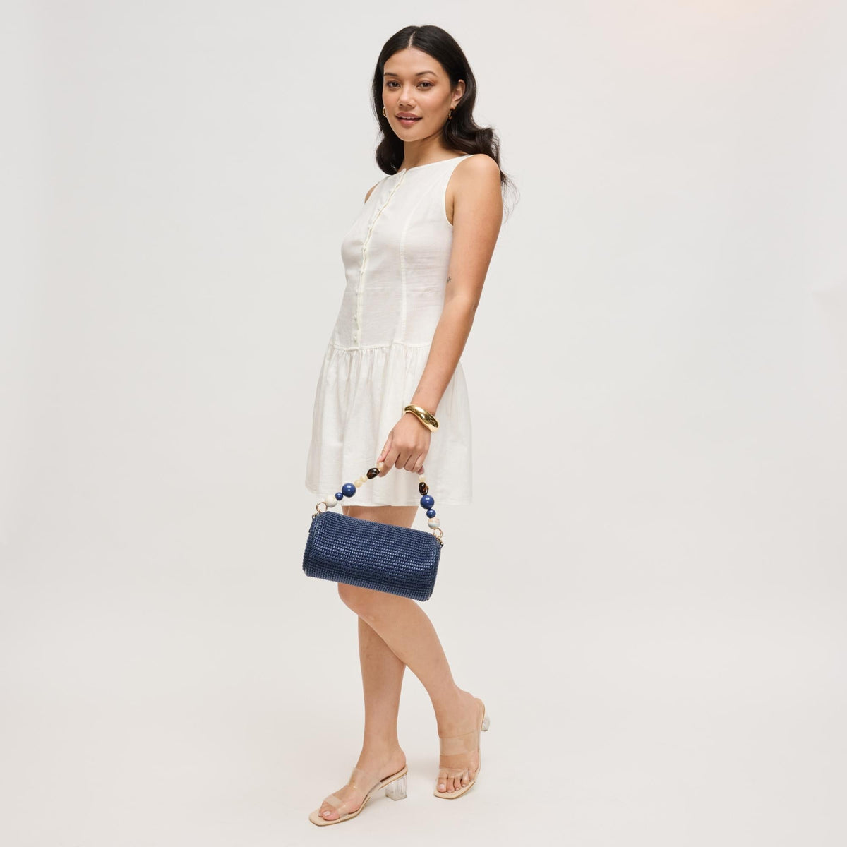 Rachel Straw Clutch