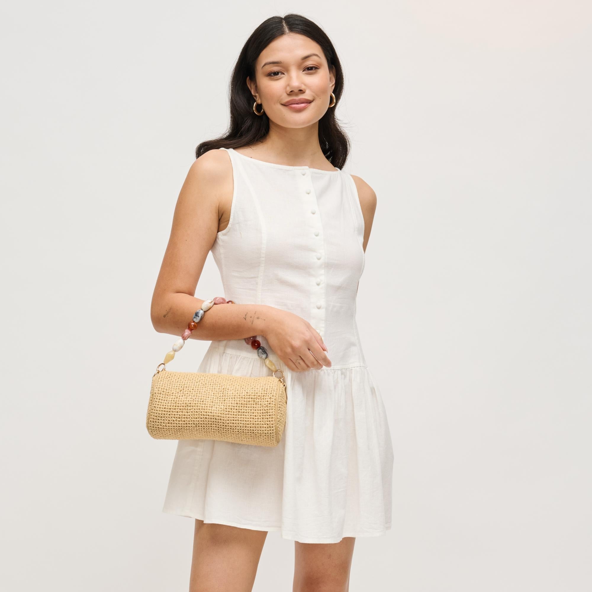 Rachel Straw Clutch