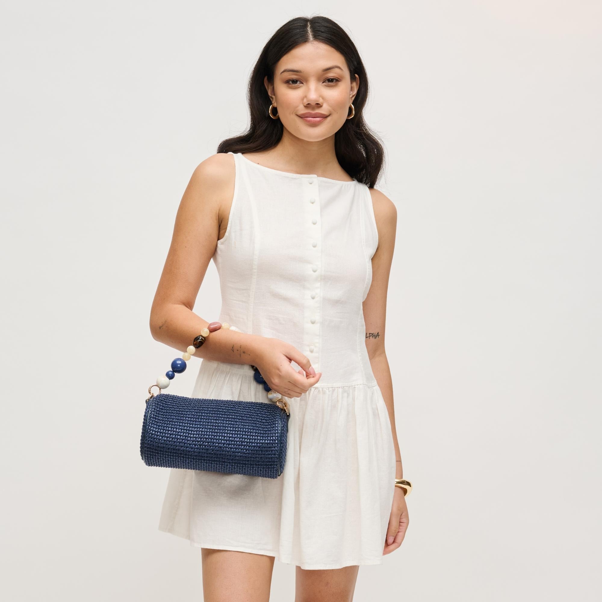 Rachel Straw Clutch