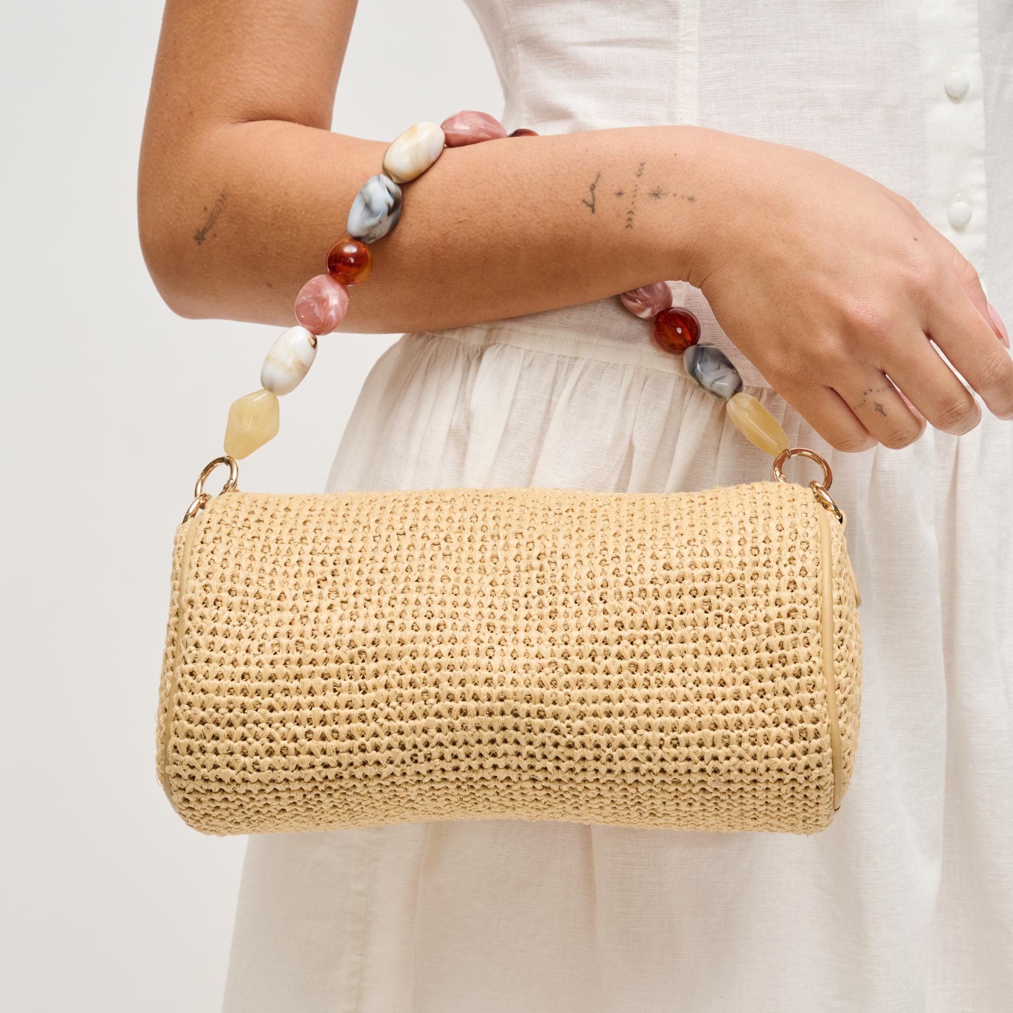 Rachel Straw Clutch