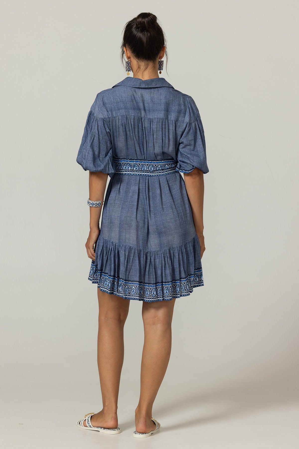 Miss June | Olbia Dress Blue
