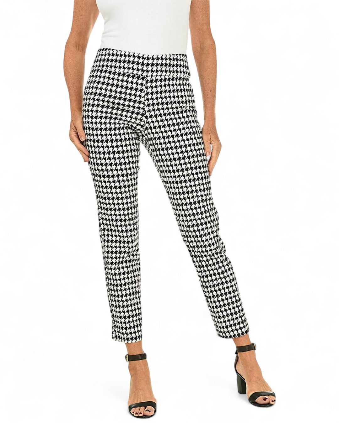 Pull on Pant Black Mini Hounds tooth