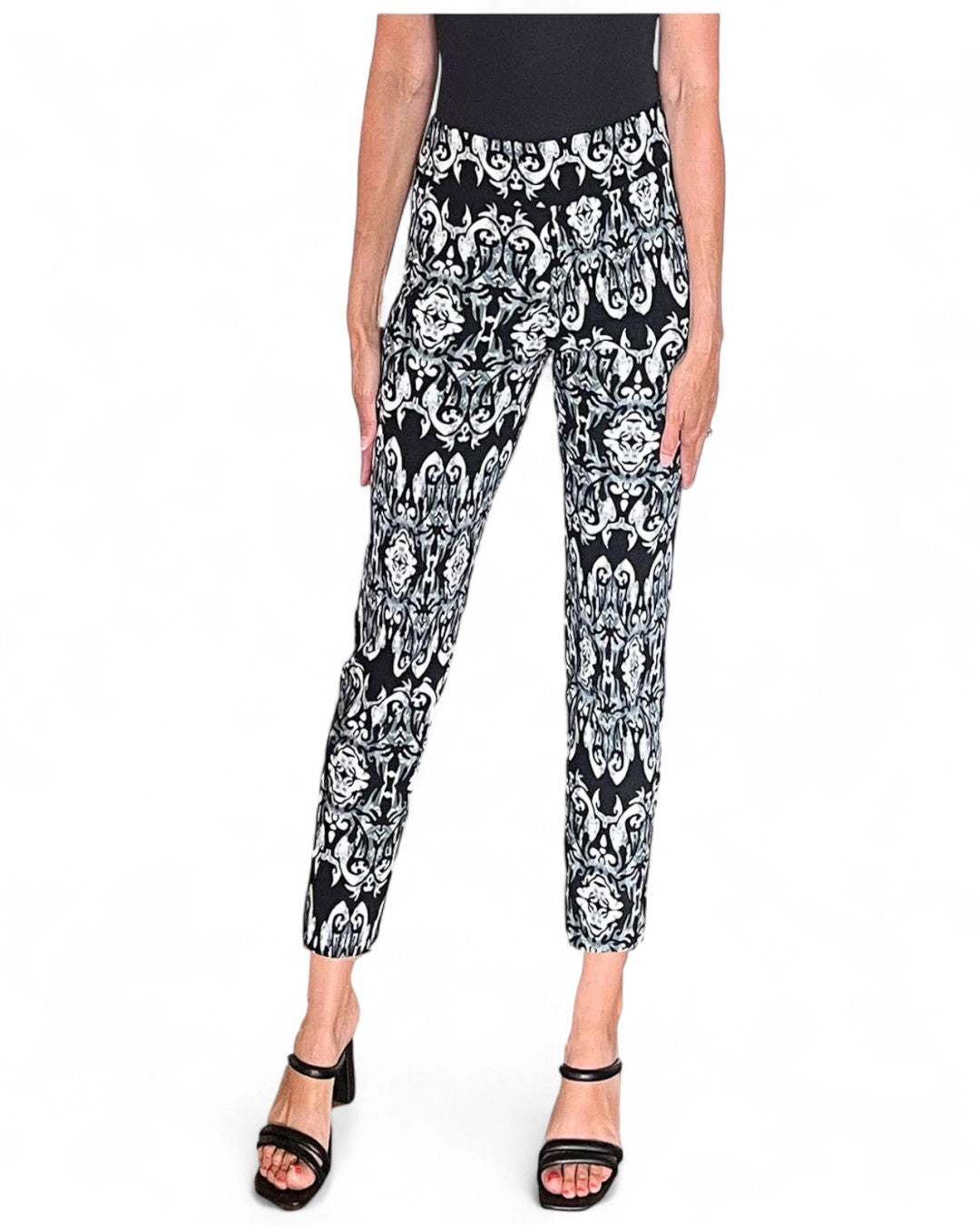 Pull on Pant Black Mosaic