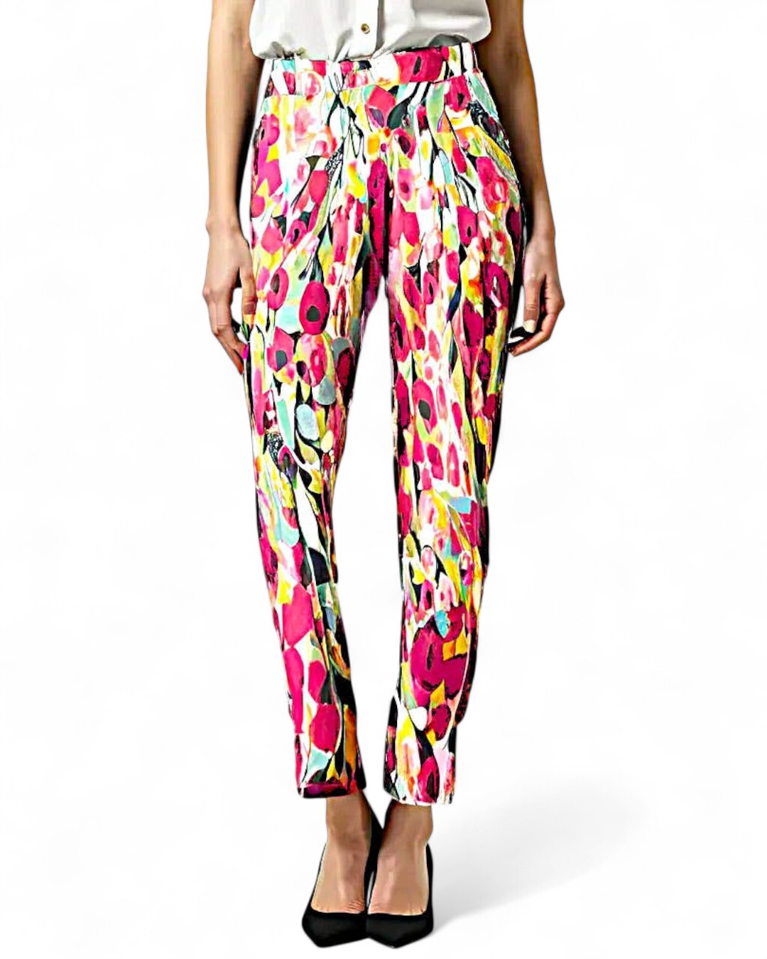 Pull on Pant Pink Watercolor