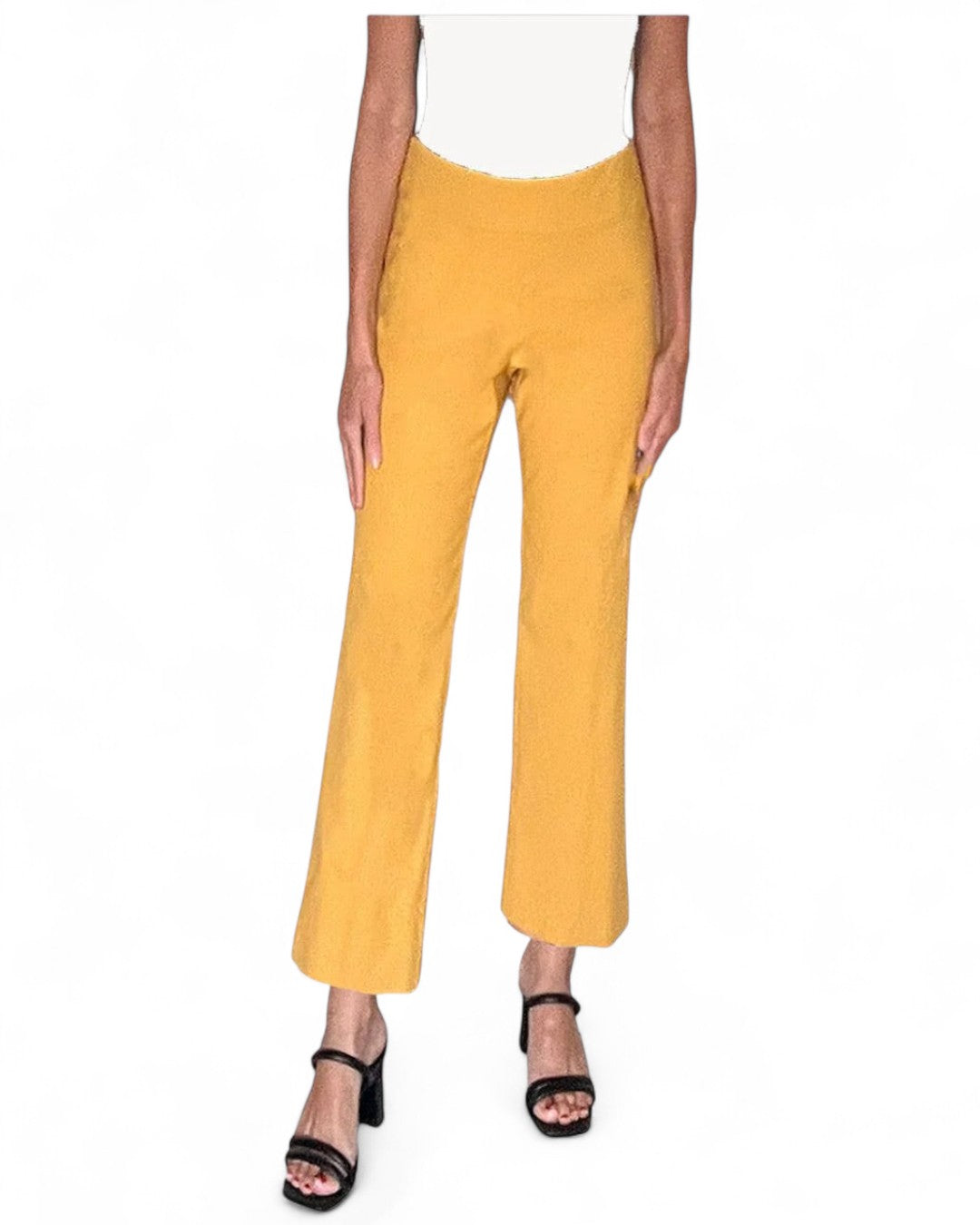 Pull on Wide Ankle Pant Gold