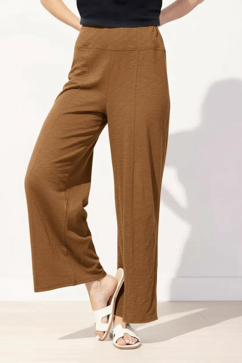 Escape by Habitat cotton slub everywhere pant in willow, featuring relaxed fit and soft fabric for comfortable casual wear.